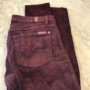 7 for All Mankind. Raisin Cords